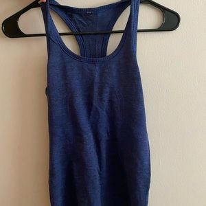 Navy blue lululemon tank top
